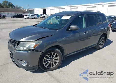 2016 Nissan Pathfinder Sv z USA, uszkodzony, nr VIN 5N1AR2MN6GC643758